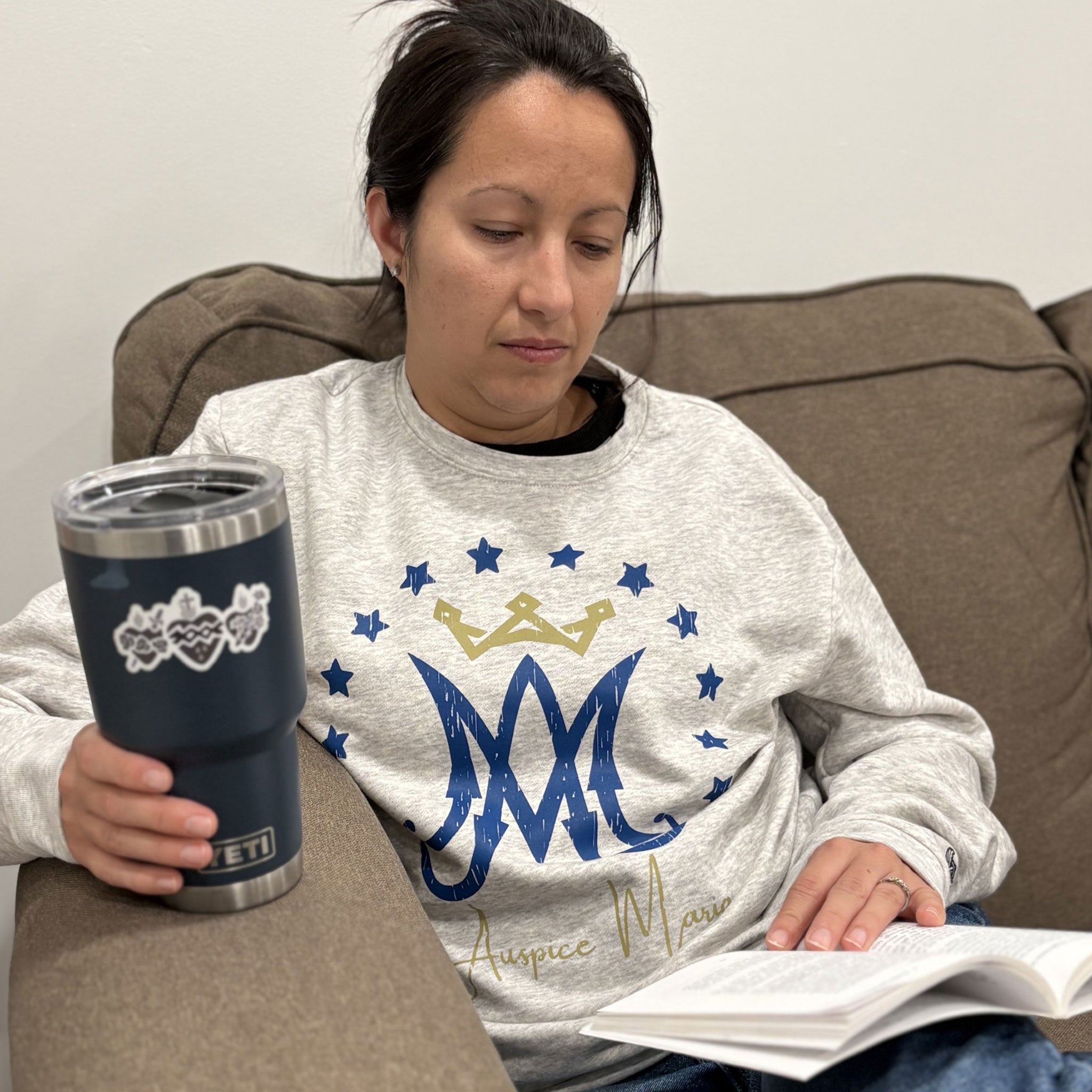 Auspice Maria Crewneck Sweatshirt